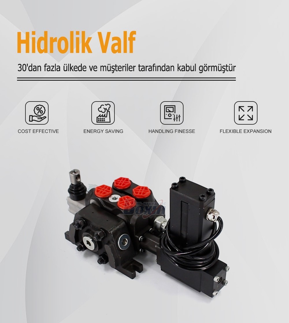 High Performance DCV60 Electric Motor Sectional Directional Valve
